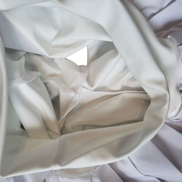 NEW Heros White The Tennis Swim Pleated Preppy Mini Skirt Athletic Workout Cute - Picture 9 of 11